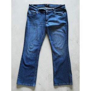 Levis 524 Too Superlow Bootcut Jeans Juniors 15M Medium Wash Blue Stretch Denim